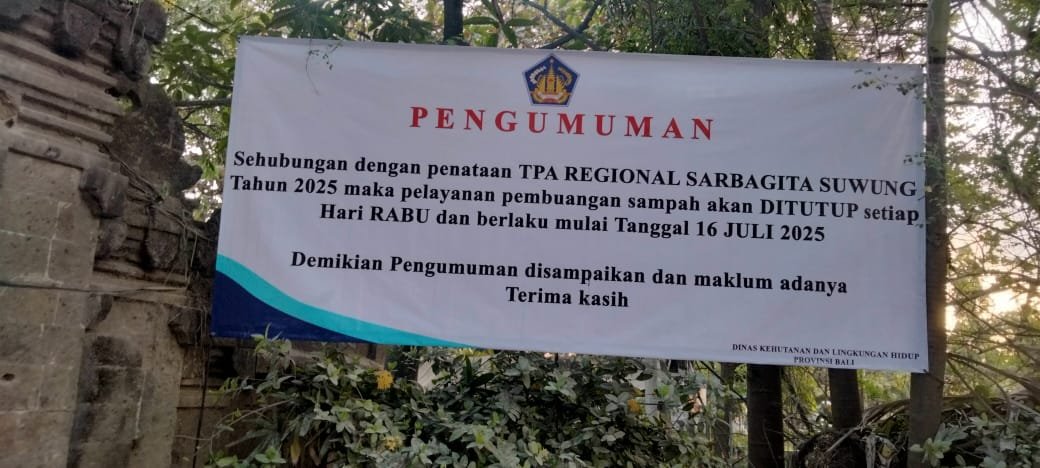 podiumnews.com-Ingat, TPA Suwung Ditutup Setiap Rabu