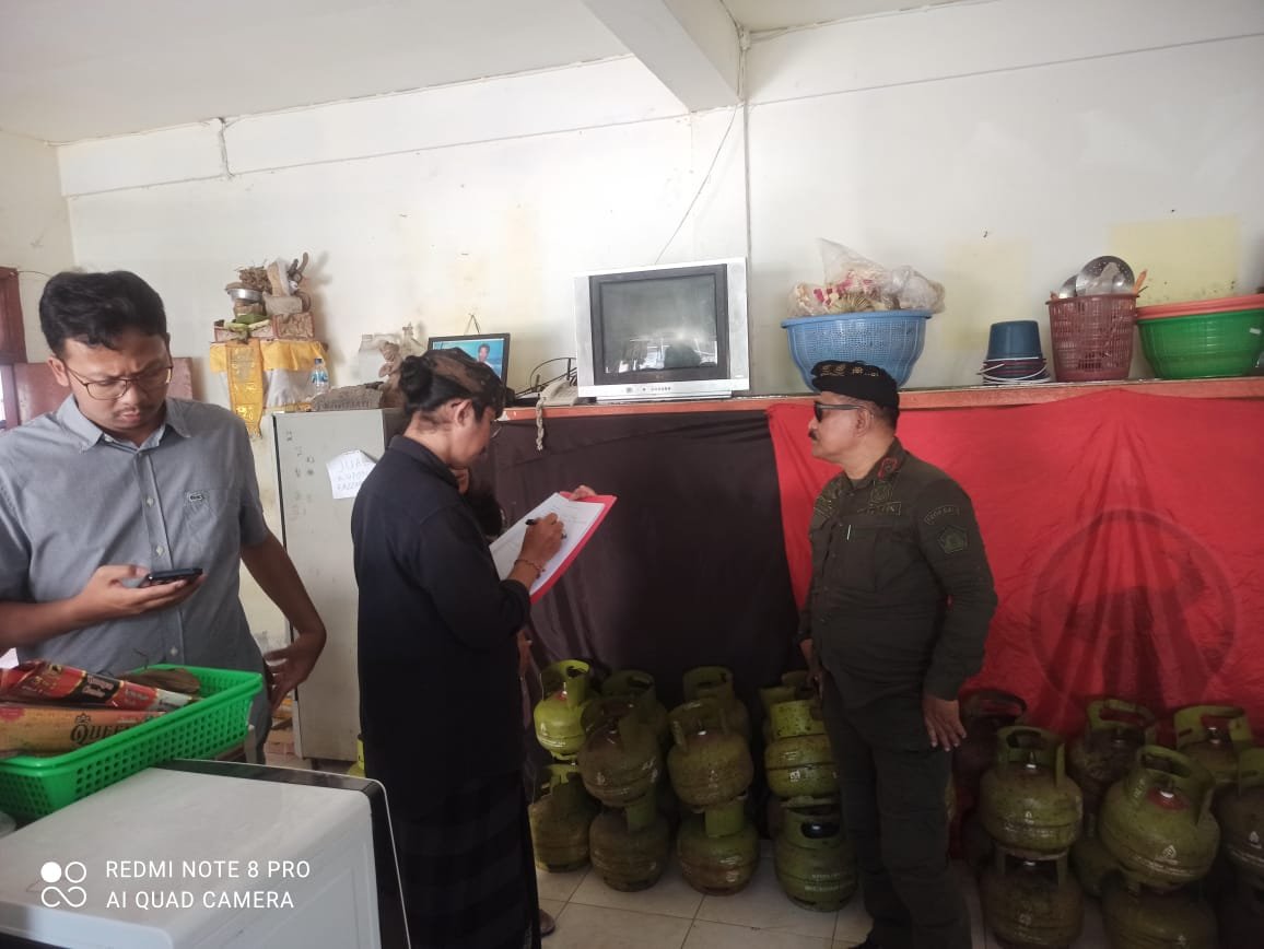 podiumnews.com-Sidak Pangkalan LPG di Badung, Ini Pelanggaran yang Ditemukan