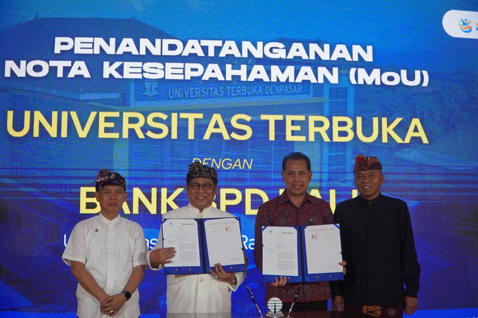 podiumnews.com-Bank BPD Bali dan UT Denpasar Jalin Kerja Sama Pendidikan