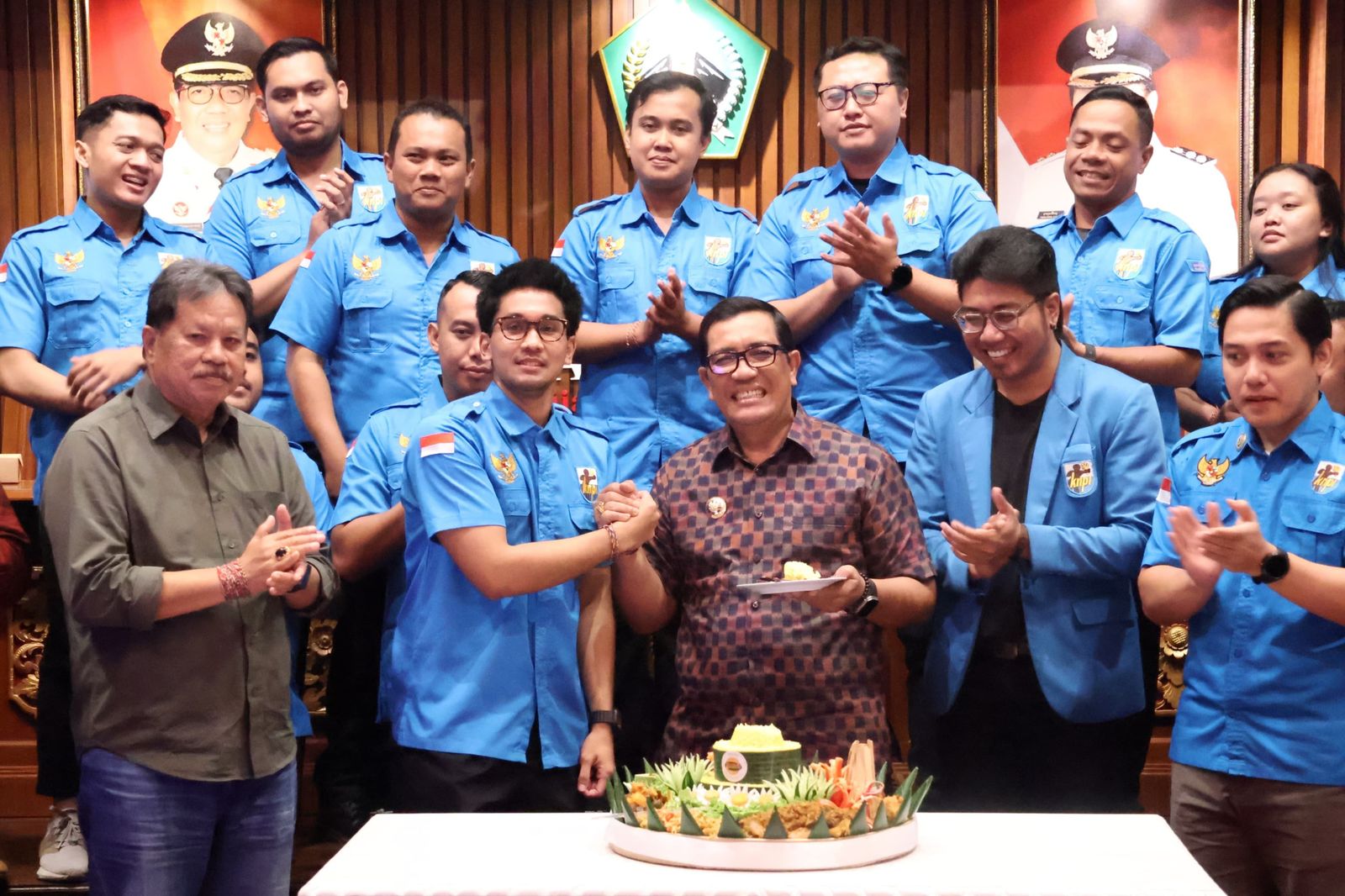 podiumnews.com-Bupati Sanjaya Hadiri Pelantikan DPD KNPI Tabanan 2025–2028