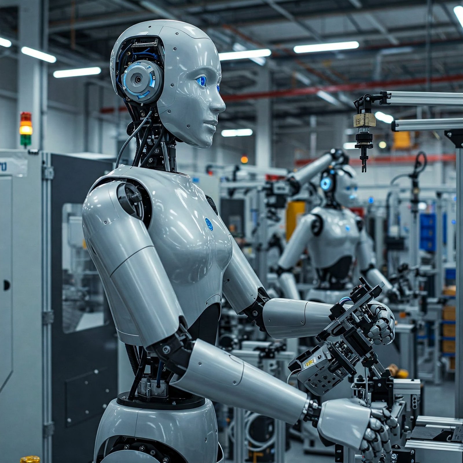 podiumnews.com-Robot Humanoid Unjuk Gigi di Pabrik, Tak Ganti Manusia?
