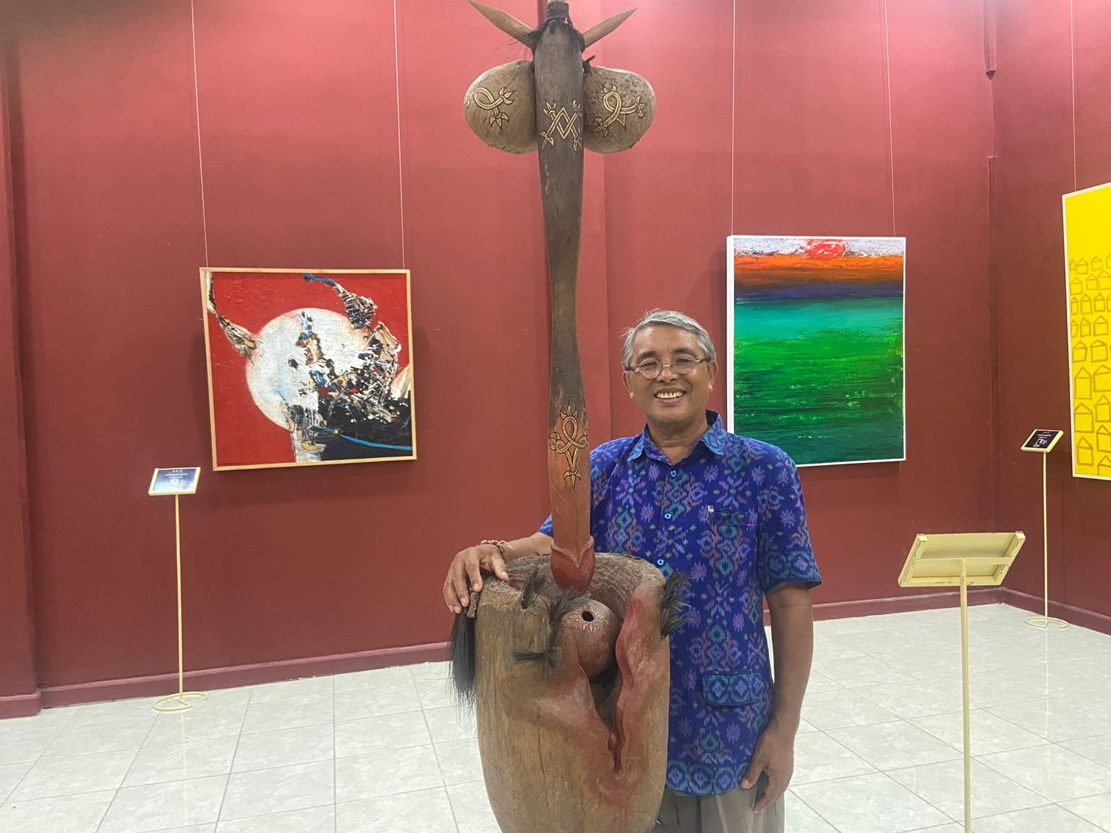 podiumnews.com-Simbol Kesuburan dalam Karya Suardana di Bali Megarupa